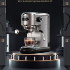 HiBREW H11 inox, félautomata, karos, 2in1 kávéfőző
