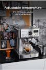 HiBREW H10A félautomata, 58mm, kijelzős, karos kávéfőző