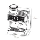 HiBREW H7A Barista Duo darálós presszókávéfőző 58mm